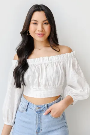 FINAL SALE - Chasing The Sun Cropped Blouse