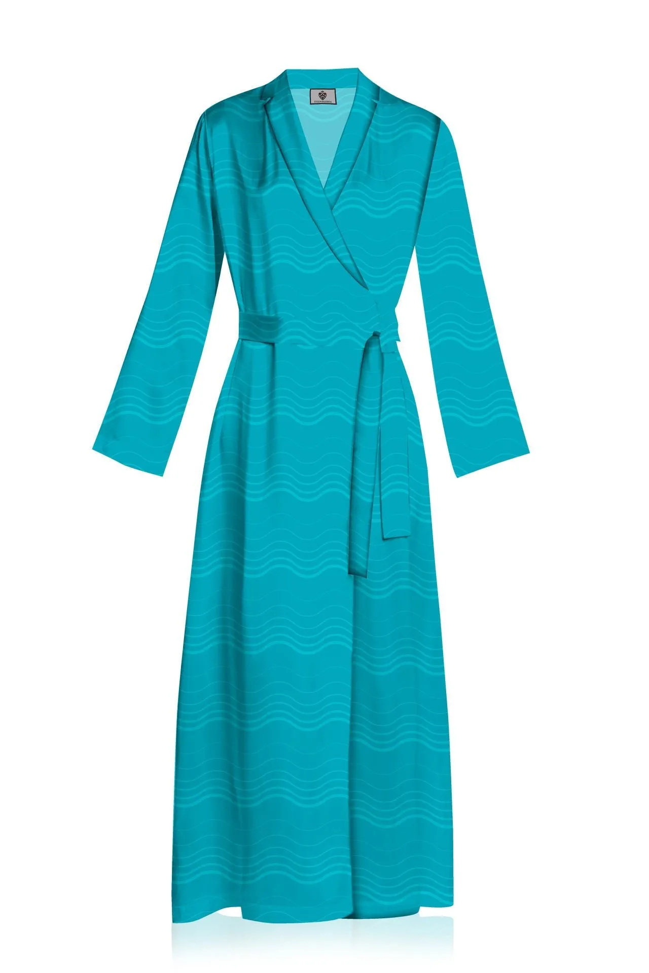 Maxi Wrap Long Sleeve Dress